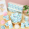 Therwen 100 Pack Pocket Tissues Travel Bulk 1000 Sheet, Polka Dot