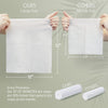 Christmas Style WOWOTEX Disposable Face Towels 60 Count Large Dry Wipes