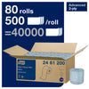 Tork Advanced Toilet Paper Roll, 80 rolls x 500 sheets, 2461200