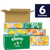 Kleenex Lotion Facial Tissues, 6 Flat Boxes, 180 Tissues per Box