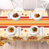 Childom 3 Pack Thanksgiving Tablecloth,Thanksgiving Decorations 54x108 Inch Disposable Plastic Tablecloth,Fall Turkey Table Cover for Home Dinner Table Decor Picnic Birthday Party Supplies