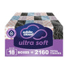 White Cloud Ultra Soft 3-Ply Facial Tissue, 18 Box Pack