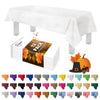 Grandipity Plastic Table Cloth Disposable 12 Pack 54” x 108” Rectangle