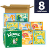 Kleenex Lotion Facial Tissues with Coconut Oil,Cube Boxes,80 Tissues Per Box,3-Ply,(Pack of 16)