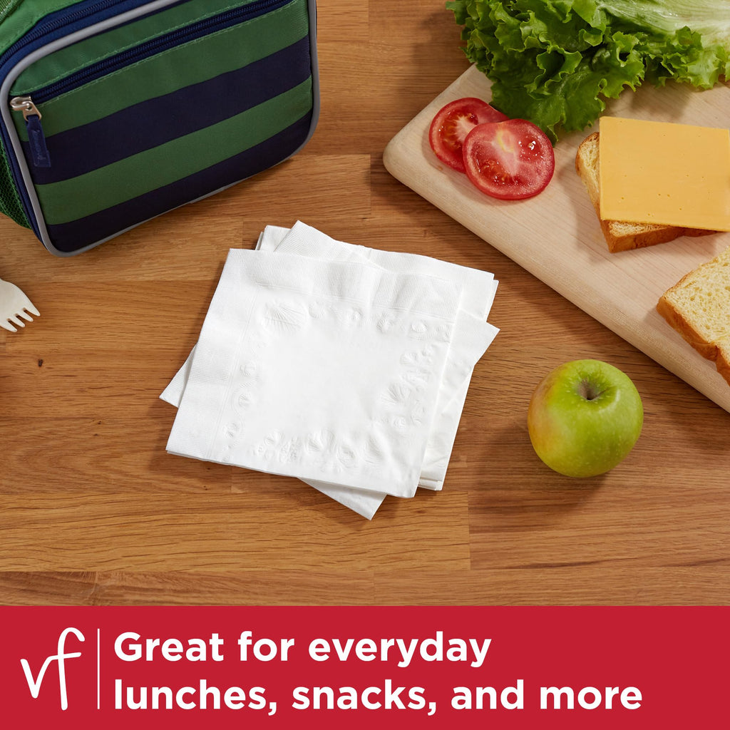 Vanity Fair Everyday Paper Napkins, 100 Count, Disposable