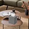 Sumnacon Square Linen Tissue Box,Magnetic Bottom Cover Tissue Box Holder