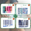 CLOVER Travel Tissues 3-Ply Facial Tissues & Car Tissues - Compact Tissue Canister for Cup Holder, Office, Bedroom, Vanity (Lition Pack of 4)