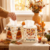 Thyle 2 Pcs Thanksgiving Tissue Box Cover Turkey Square Tissue Case Holder