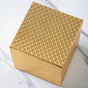 Gold Tissue Box Cover,Tissue Box Cover Square,Gold Tissue Box Holders,Tissue Holder for Bathroom Accessories,Bathroom Tissue Holders