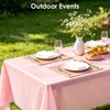 FEHHTO 3 Pack 54 x 108 Inch Compostable Disposable Tablecloth Outdoor