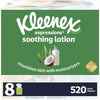 Kleenex Soothing Lotion Facial Tissues with Coconut Oil, Aloe & Vitamin E, 65 Count (Pack of 8)