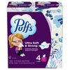Puffs Facial Tissues Ultra Soft, 4 Mega Cube Boxes, 72 Facial Tissues per Box, Allergies and Colds (Packaging May Vary)