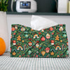 PaJiaNi Green Christmas Tissue Box Cover Rectangle for Winter Holiday Decor