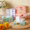 Taobary 24 Packs Flower Small Tissue Cube Box for Car 2 Ply 960 Sheets