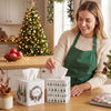 Thyle 2 Pcs Winter Christmas Square Facial Tissue Box Cover