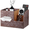 YAPISHI Tissue Box Cover Square,Cube Tissue Box Holder with Storage Tray