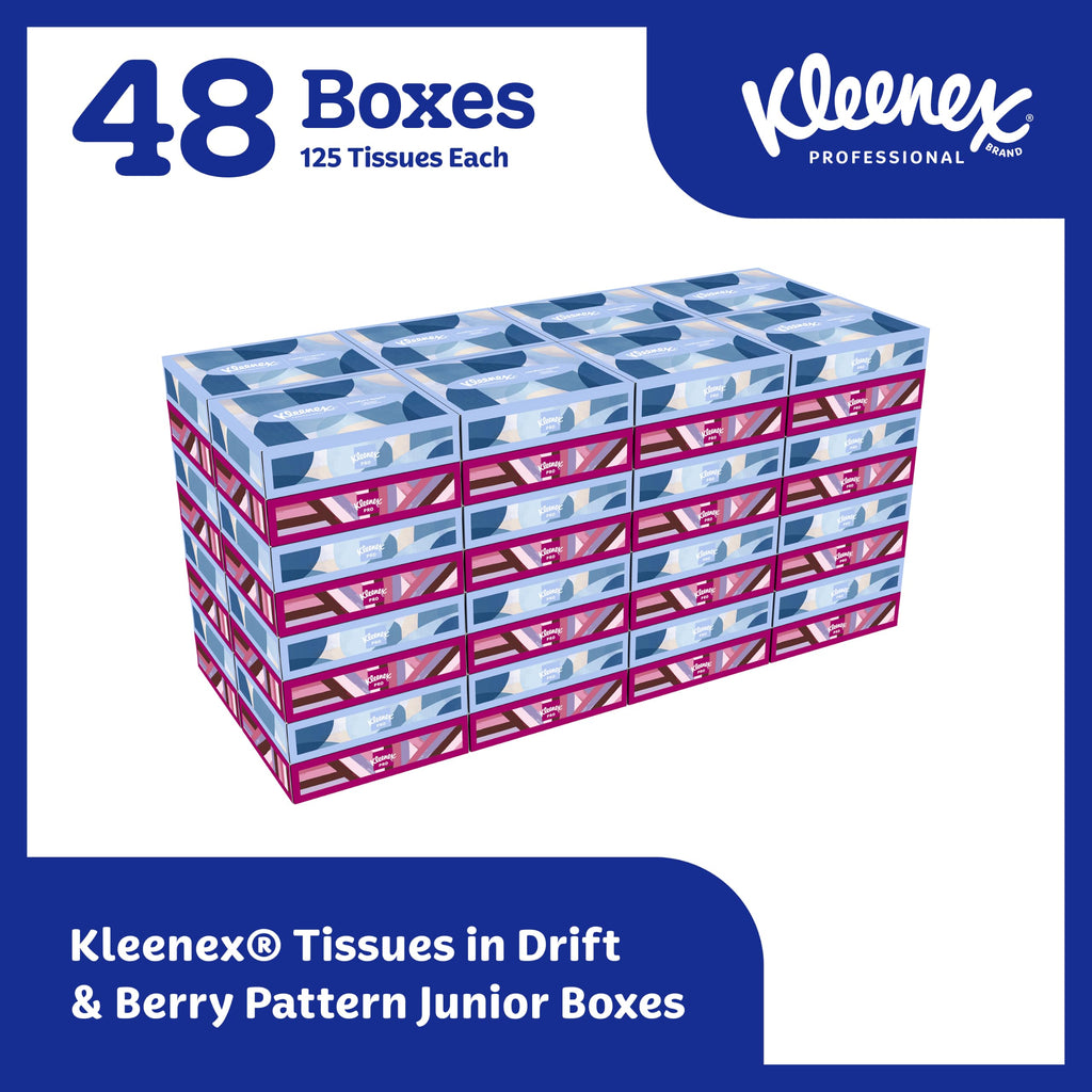 Kleenex Professional Facial Tissue, Bulk, 64 Boxes x 48 Tissues (21195)