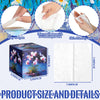Fourluoo 12 Pack Purple Flowers Facial Tissues Cube Boxes 600 Sheets 3 Ply