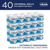 Cottonelle Professional CleanCare Toilet Paper, Bulk, 40 Rolls (58696)