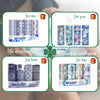 CLOVER Car Tissue Cylinder Box Set with Lids, 4 Tubes Lotion Tissues
