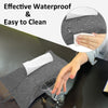 kakaforsa Toilet Paper Holder Reusable Tissue Holder Travel Tissue Holder Wall Hanging Tissue Box Cover Toilet Paper Storage Rectangle Napkin Holder Cloth Tissue Box for Car Office Desk, Gray