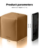 Tclouda Tissue Box Cover for PU Leather, Modern Simple Solid Color Holder Square Tissue Bag, Ideal for Bathrooms,Office,Car,Nightstand,Outdoor Tent,Dining Table,5"X5"X5", Double Bronze