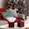 Fourluoo Tissues, Red, Black, Buffalo Plaid