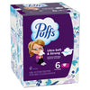 Puffs Ultra Soft Facial Tissuess, Mega Cube, 72 Facial Tissues Per Box, 6 Count