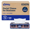 Kleenex Professional Facial Tissue, Bulk, 12 Boxes x 125 Tissues (03076)