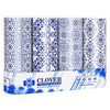 CLOVER Car Tissue Cylinder Box Set with Lids, 4 Tubes Lotion Tissues