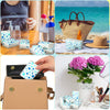 Therwen 100 Pack Pocket Tissues Travel Bulk 1000 Sheet, Polka Dot