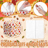 Fourluoo 12 Pack Thanksgiving Pumpkin Facial Tissues Cube Face Boxes 600 Sheets 3 Ply Small Fall Square Tissues Bulk for Thanksgiving Day Autumn Harvest Car Bedroom Party Supplies