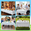 3 Pack Notebook Paper Plastic Tablecloths Disposable Rectangle Table Covers