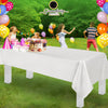 Grandipity Plastic Table Cloth Disposable 12 Pack 54” x 108” Rectangle